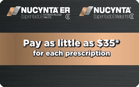 nucynta savings card|Start Saving Today with the NUCYNTA® ER/NUCYNTA®。